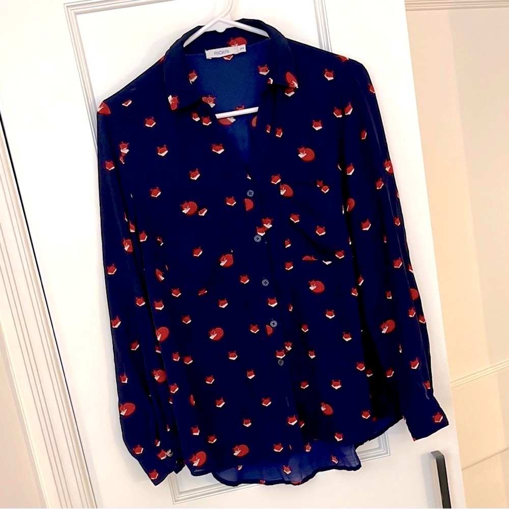 Cutest Fox 🦊 Print Blouse!